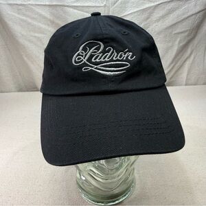 Black Embroidered Patron Cigars Cap